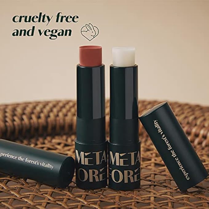 META FORET VEGAN TINTED LIP BALM 0.12OZ 3.5G EXPERIENCE SOFTER, MORE RADIANT LIPS WITH LIP TINT BUTTER BALM - MOISTURIZING, TINTED, AND PERFECT FOR LIP CARE AND LIP GLOW (#01 CLEAR) - Image 2